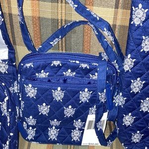 Vera Bradley sea turtles mini hipster NWT